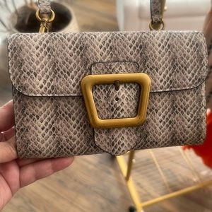 Sam Edelman leather “Tessa Slim Clutch/CrossbodySesame NWT New with Tags